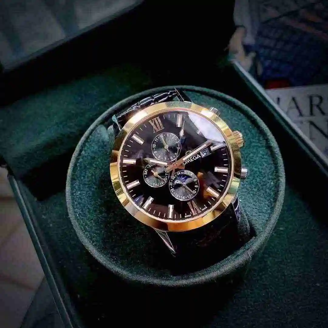 General Watches Omega Watch Men's Watch Paired with Original Fully Automatic Mechanical Movement Top Grade 316 Precision Steel Case Case with Mineral Super Strong Mirror Diameter 43mm KK04850 1 view 6