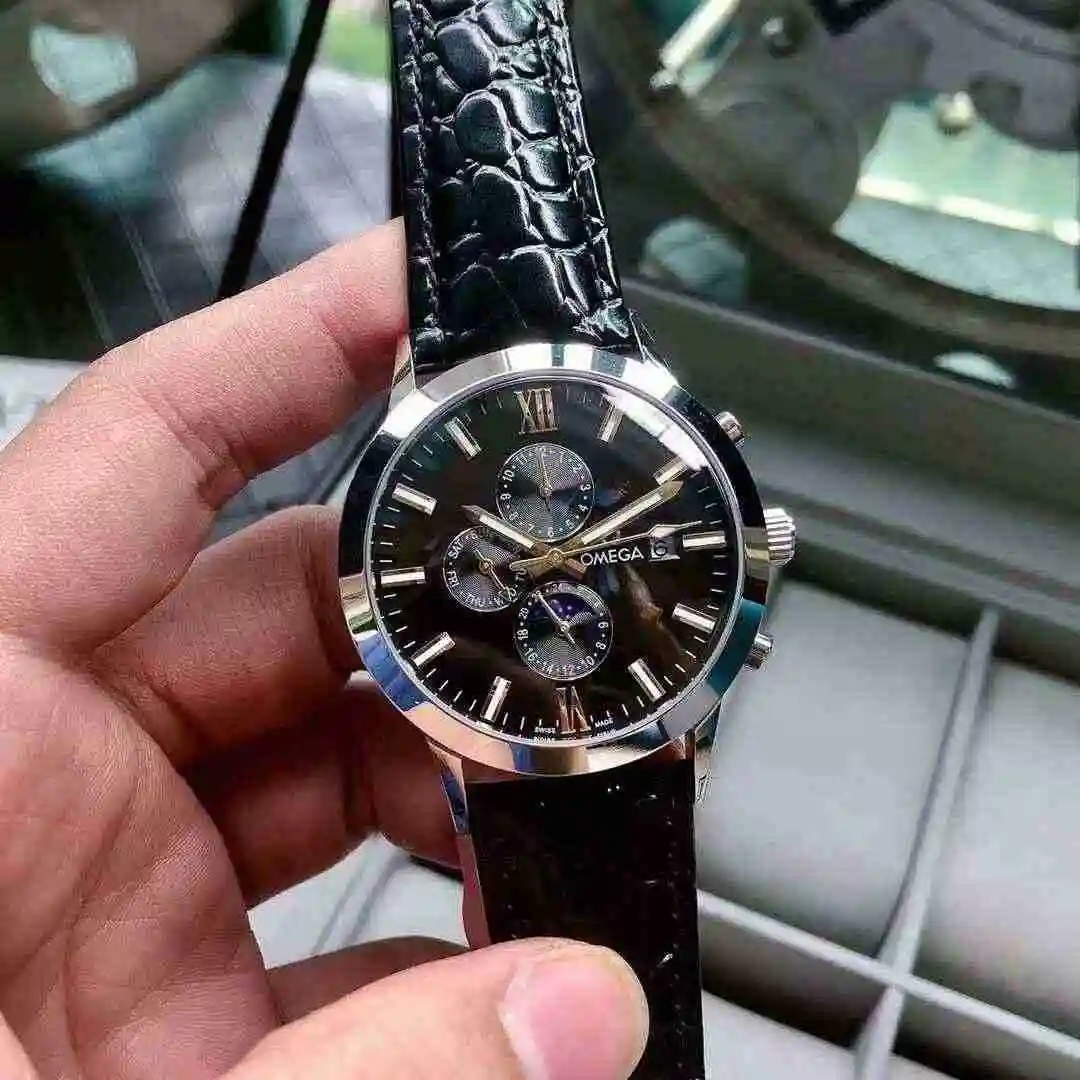 General Watches Omega Watch Men's Watch Paired with Original Fully Automatic Mechanical Movement Top Grade 316 Precision Steel Case Case with Mineral Super Strong Mirror Diameter 43mm KK04850 1 view 8