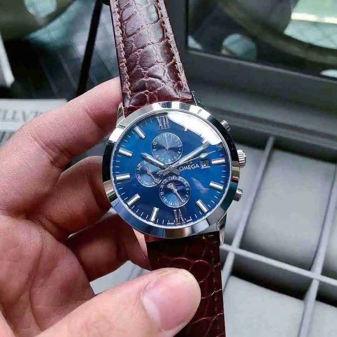 General Watches Omega Watch Men's Watch Paired with Original Fully Automatic Mechanical Movement Top Grade 316 Precision Steel Case Case with Mineral Super Strong Mirror Diameter 43mm KK04850 1 view 9