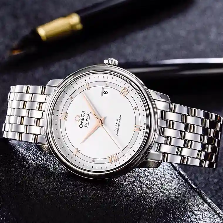 General Watches Omega Ou@mega watch men's watch with original fully automatic mechanical movement top 316 stainless steel case strap mineral super mirror diameter 40mm KK05350 4 view 5