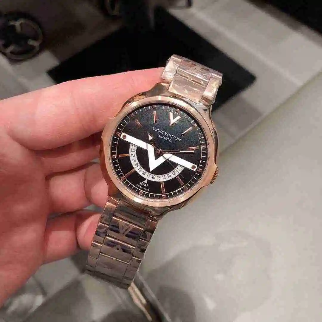 General Watches LV watch for men with original fully automatic mechanical movement, top grade 316 precision steel case with mineral super strong mirror diameter 41mm KK03250 2 view 9