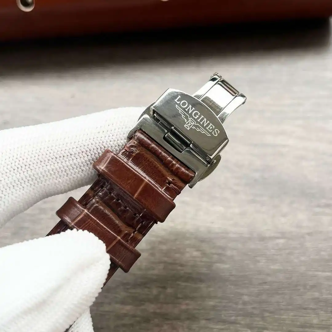 General Watches Longines Watch Lang@ men's watch with original fully automatic mechanical movement, top-grade 316 stainless steel case and strap, mineral super mirror, diameter 42mm KK04050 3 view 2