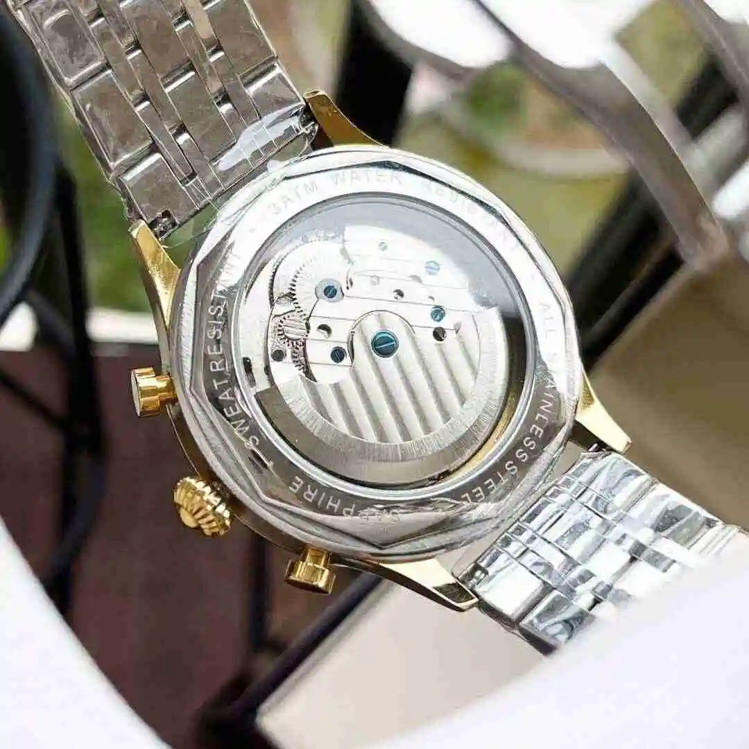 General Watches Omega Watch Men's Watch Paired with Original Fully Automatic Mechanical Movement Top Grade 316 Precision Steel Case with Mineral Super Strong Mirror Diameter 42mm KK05350 view 3