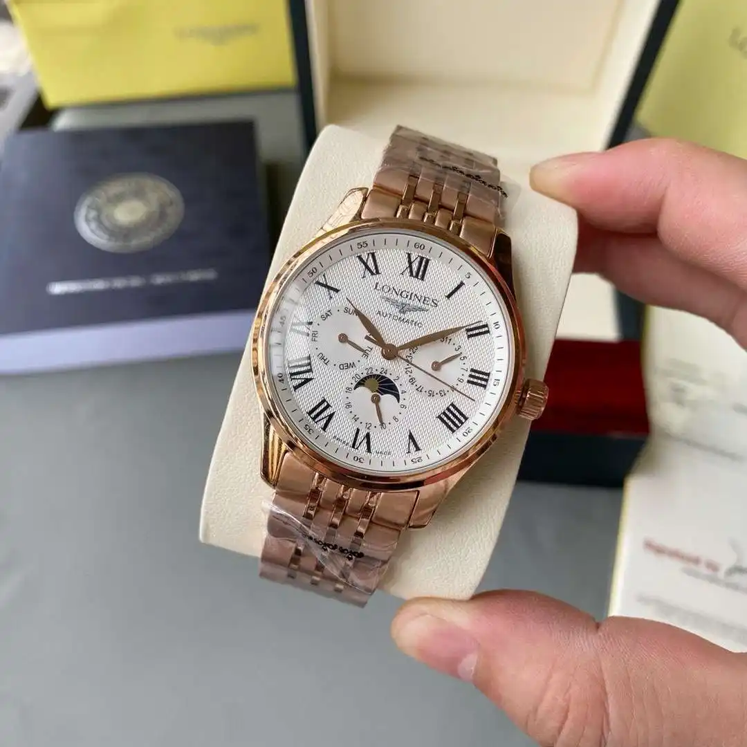 General Watches Watch Men's watch with original fully automatic mechanical movement, top-grade 316 stainless steel case and strap, mineral super mirror, diameter 40mm KK04750 1 view 4