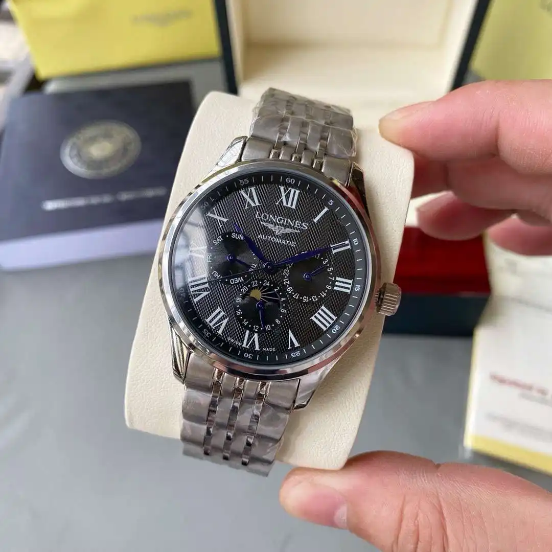General Watches Watch Men's watch with original fully automatic mechanical movement, top-grade 316 stainless steel case and strap, mineral super mirror, diameter 40mm KK04750 1 view 5