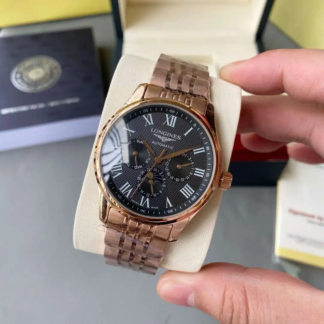 General Watches Watch Men's watch with original fully automatic mechanical movement, top-grade 316 stainless steel case and strap, mineral super mirror, diameter 40mm KK04750 1 view 6