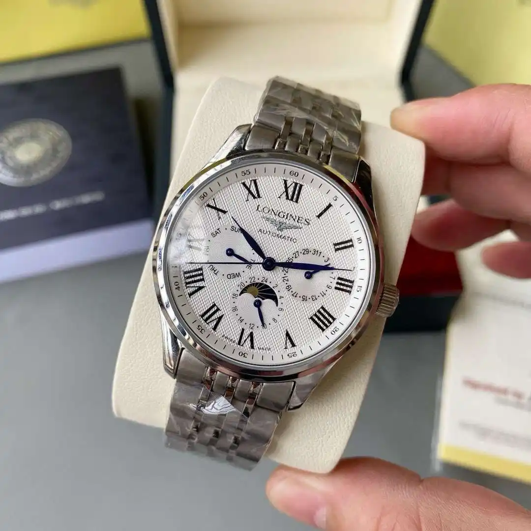 General Watches Watch Men's watch with original fully automatic mechanical movement, top-grade 316 stainless steel case and strap, mineral super mirror, diameter 40mm KK04750 1 view 7