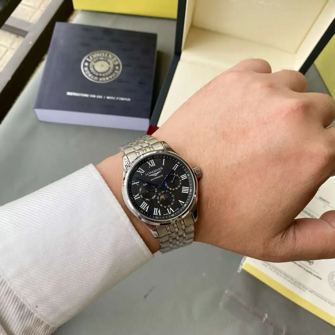 General Watches Watch Men's watch with original fully automatic mechanical movement, top-grade 316 stainless steel case and strap, mineral super mirror, diameter 40mm KK04750 1 view 8