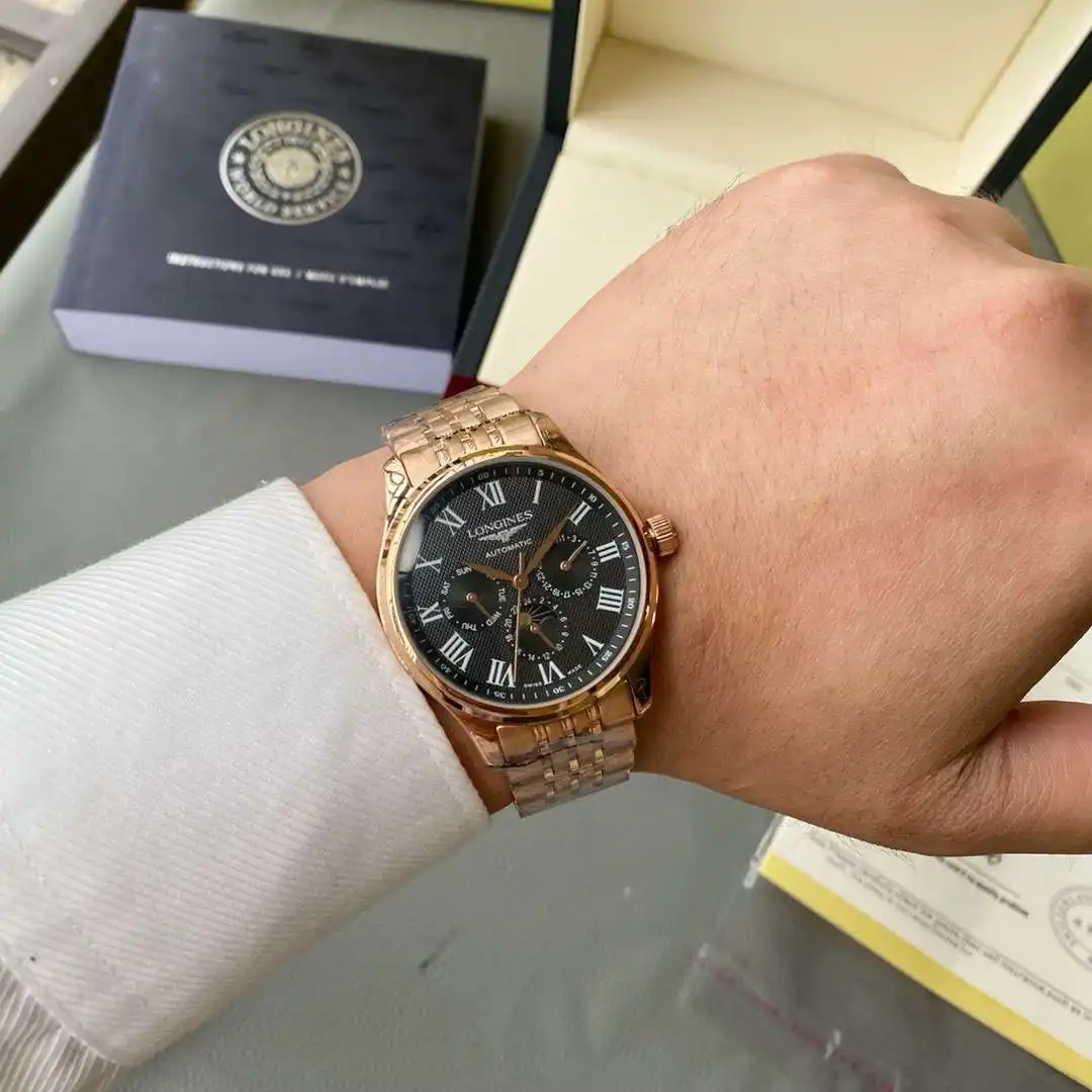 General Watches Watch Men's watch with original fully automatic mechanical movement, top-grade 316 stainless steel case and strap, mineral super mirror, diameter 40mm KK04750 1 view 9