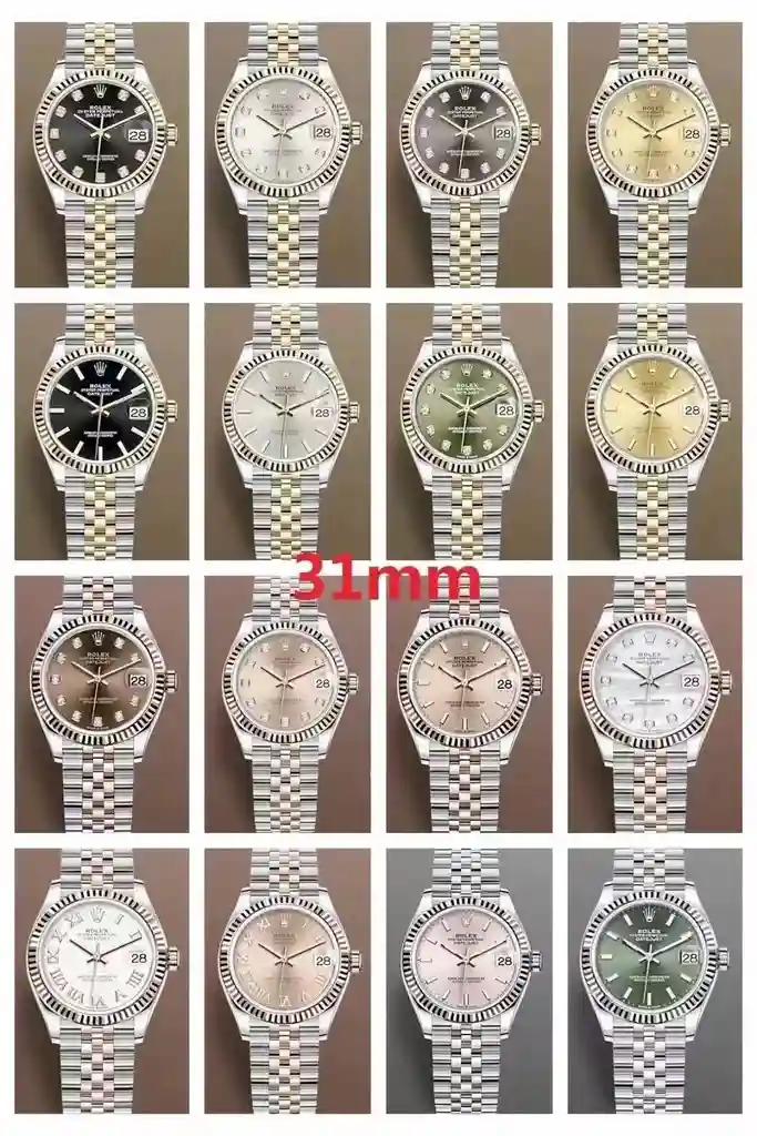 General Watches Rolex Complete series of women's diary white gold 210 diamond +20 Watch view 3