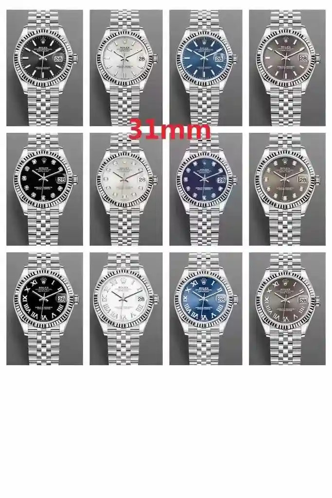 General Watches Rolex Complete series of women's diary white gold 210 diamond +20 Watch view 4