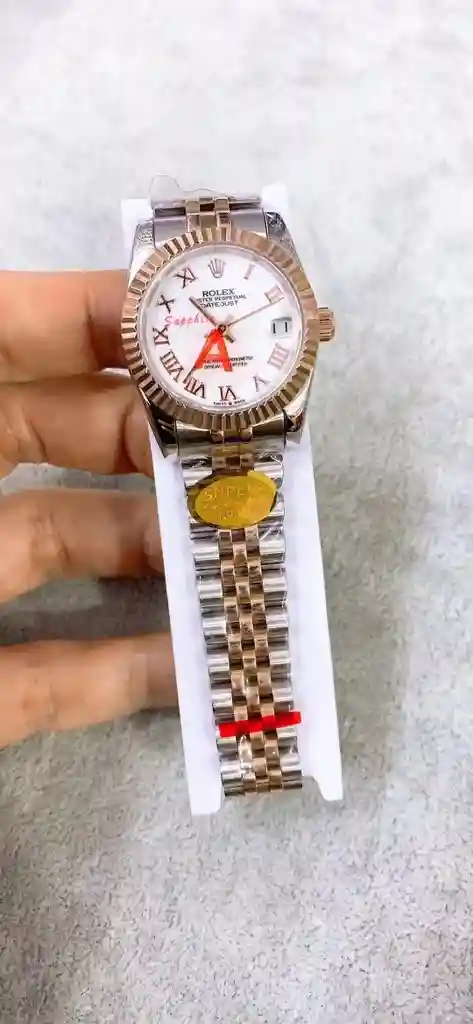General Watches Rolex Complete series of women's diary white gold 210 diamond +20 Watch view 5