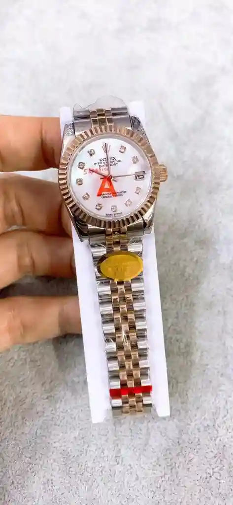 General Watches Rolex Complete series of women's diary white gold 210 diamond +20 Watch view 7