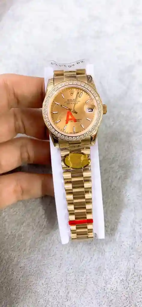 General Watches Rolex Complete series of women's diary white gold 210 diamond +20 Watch view 8