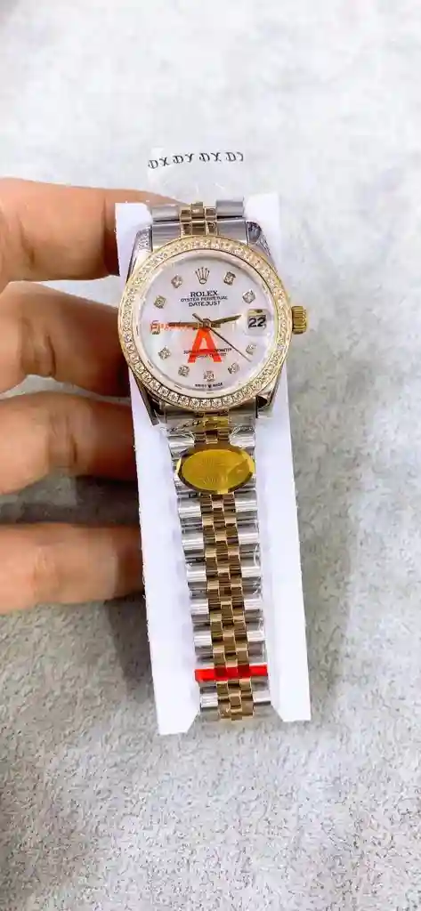 General Watches Rolex Complete series of women's diary white gold 210 diamond +20 Watch view 9