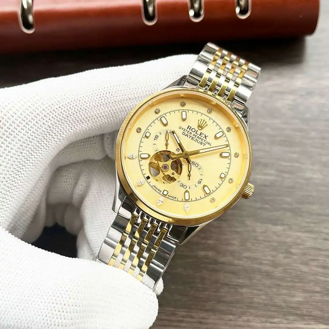 General Watches Watch Rolex men's watch with original fully automatic mechanical movement, top-grade 316 stainless steel case and strap, mineral super mirror, diameter 40mm KK04850 view 4