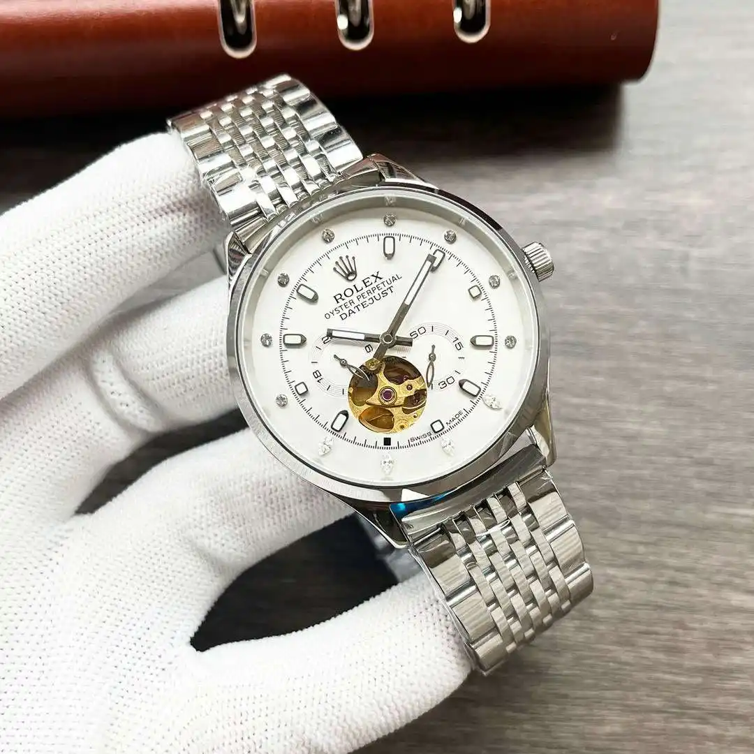 General Watches Watch Rolex men's watch with original fully automatic mechanical movement, top-grade 316 stainless steel case and strap, mineral super mirror, diameter 40mm KK04850 view 5