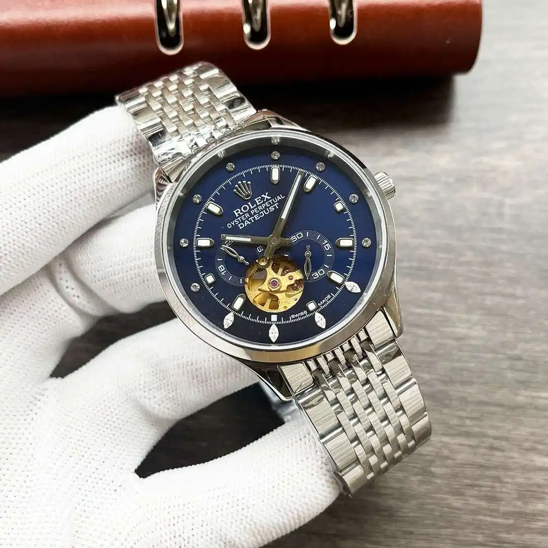 General Watches Watch Rolex men's watch with original fully automatic mechanical movement, top-grade 316 stainless steel case and strap, mineral super mirror, diameter 40mm KK04850 view 7