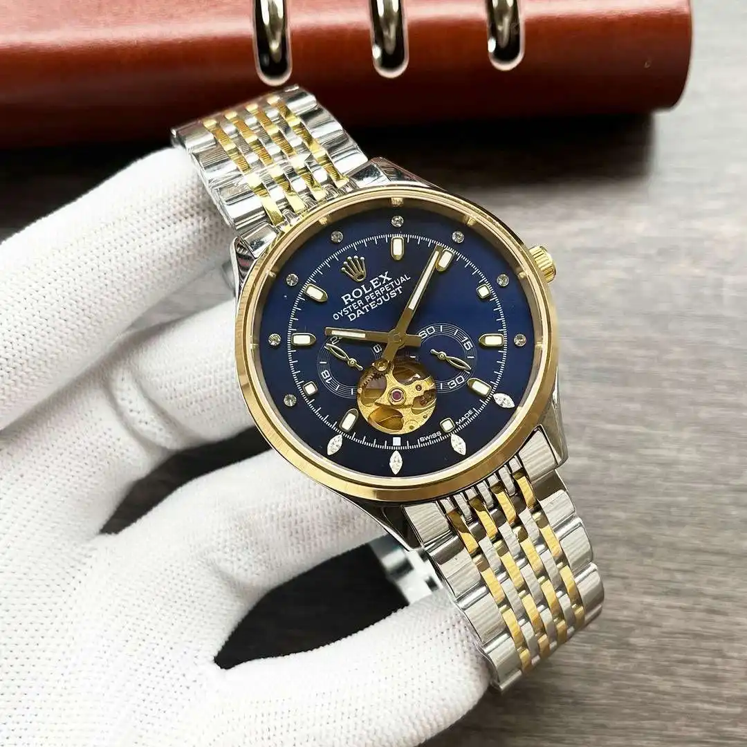 General Watches Watch Rolex men's watch with original fully automatic mechanical movement, top-grade 316 stainless steel case and strap, mineral super mirror, diameter 40mm KK04850 view 8