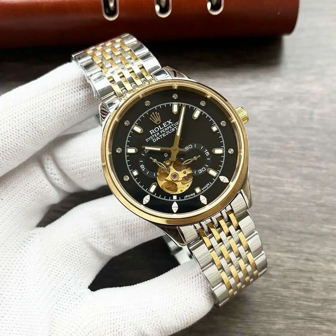 General Watches Watch Rolex men's watch with original fully automatic mechanical movement, top-grade 316 stainless steel case and strap, mineral super mirror, diameter 40mm KK04850 view 9