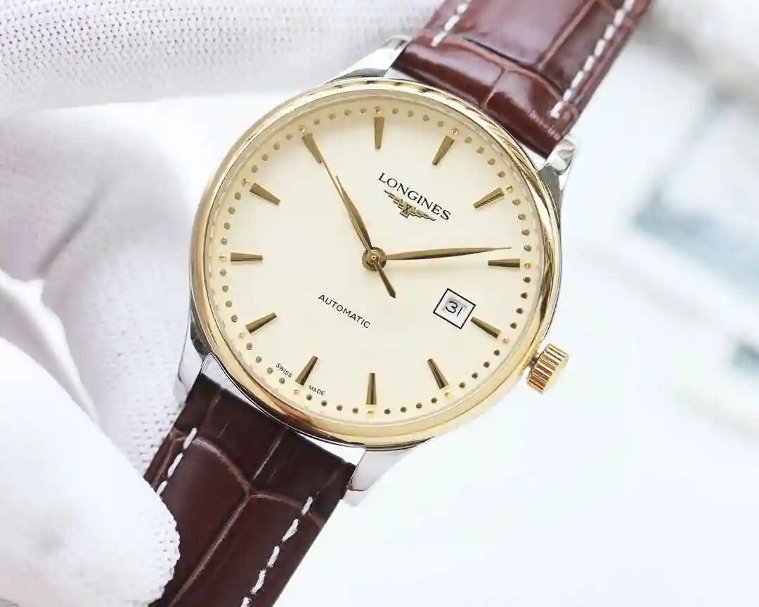 General Watches Longines watch for men with original fully automatic mechanical movement, top grade 316 precision steel case with mineral super strong mirror diameter 42mm KK04350 2 view 5