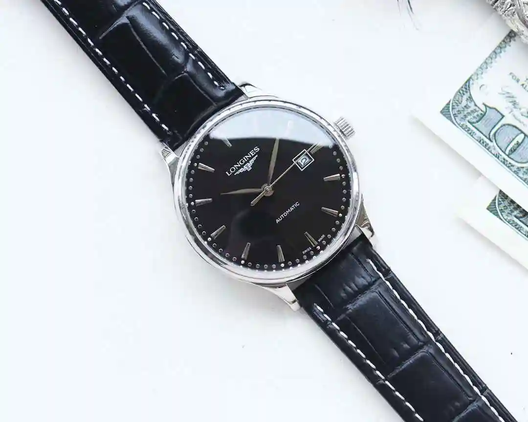 General Watches Longines watch for men with original fully automatic mechanical movement, top grade 316 precision steel case with mineral super strong mirror diameter 42mm KK04350 2 view 7