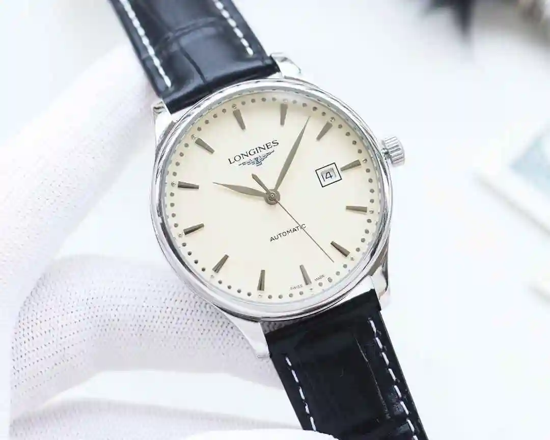 General Watches Longines watch for men with original fully automatic mechanical movement, top grade 316 precision steel case with mineral super strong mirror diameter 42mm KK04350 2 view 9