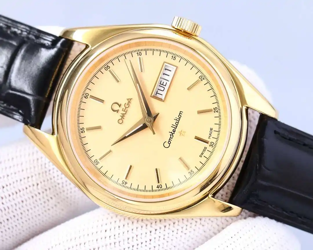General Watches Watch OMEGA men's watch with original fully automatic mechanical movement, top 316 stainless steel case and strap, mineral super mirror, diameter 39mm KK04550 1 view 8