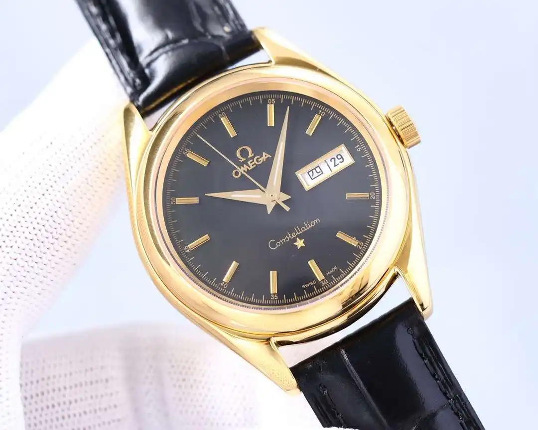 General Watches Watch OMEGA men's watch with original fully automatic mechanical movement, top 316 stainless steel case and strap, mineral super mirror, diameter 39mm KK04550 1 view 9