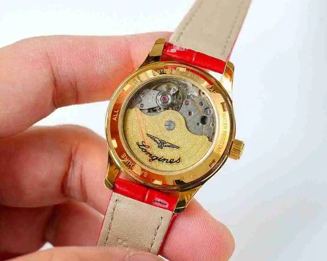 General Watches Longines watch for women with original fully automatic mechanical movement, top grade 316 precision steel case with mineral super strong mirror diameter 33mm kk07500 1 view 3