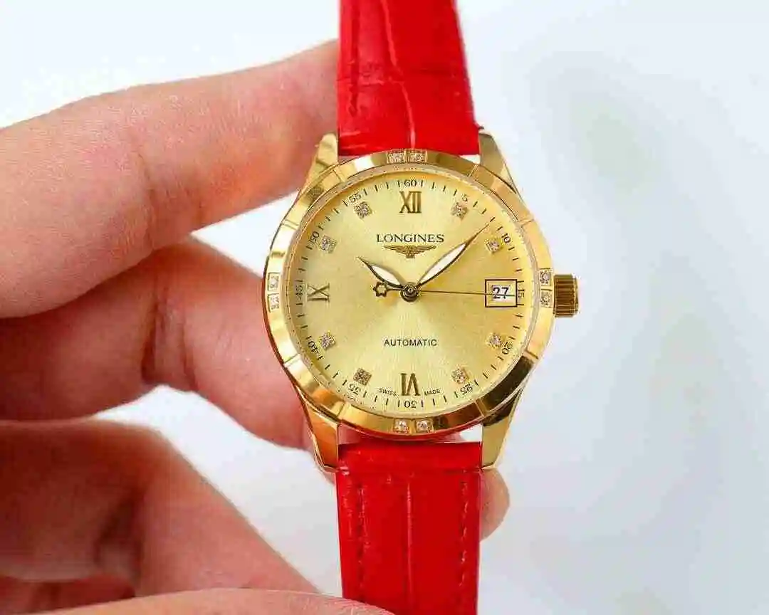 General Watches Longines watch for women with original fully automatic mechanical movement, top grade 316 precision steel case with mineral super strong mirror diameter 33mm kk07500 1 view 6