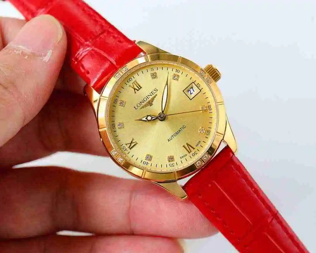 General Watches Longines watch for women with original fully automatic mechanical movement, top grade 316 precision steel case with mineral super strong mirror diameter 33mm kk07500 1 view 7