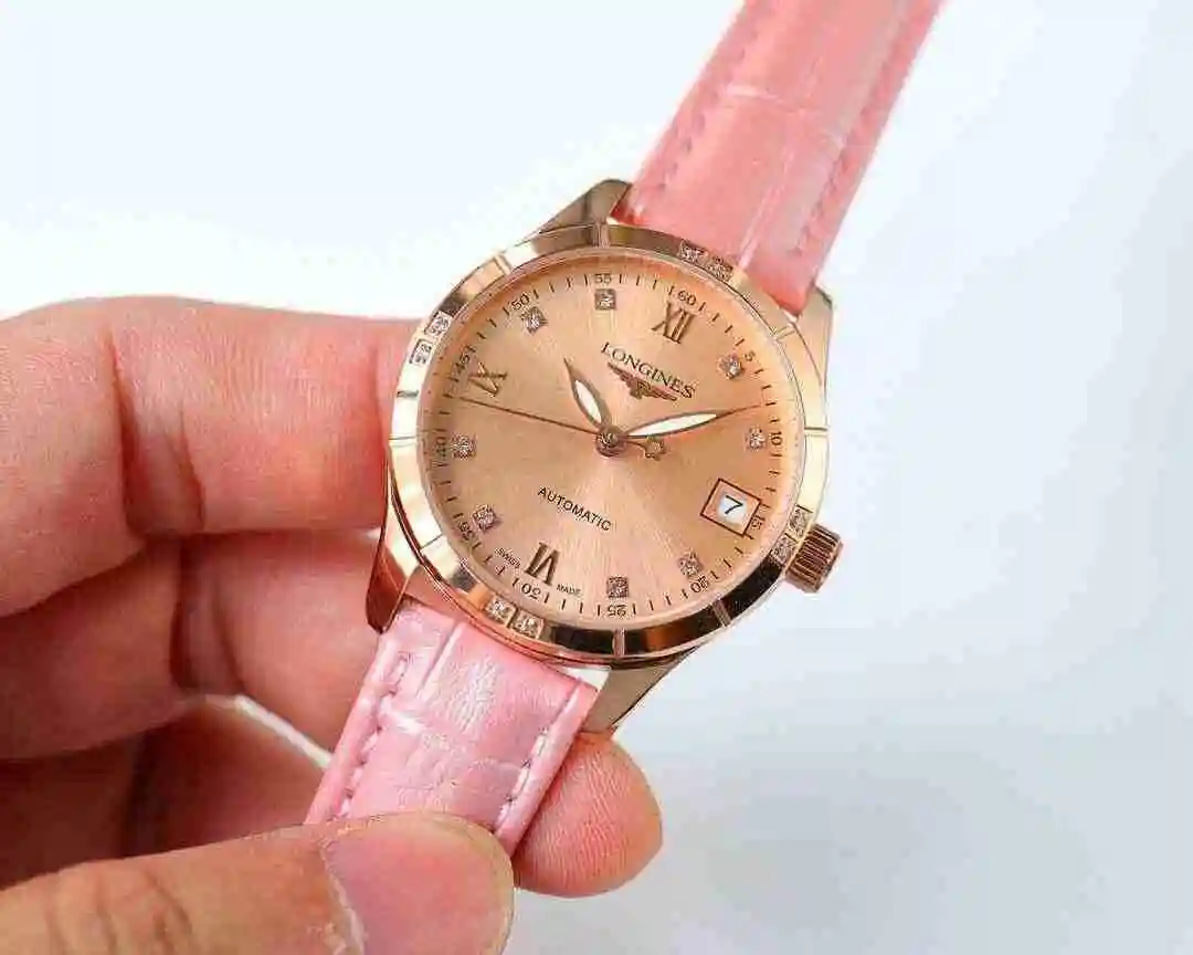 General Watches Longines watch for women with original fully automatic mechanical movement, top grade 316 precision steel case with mineral super strong mirror diameter 33mm kk07500 1 view 8