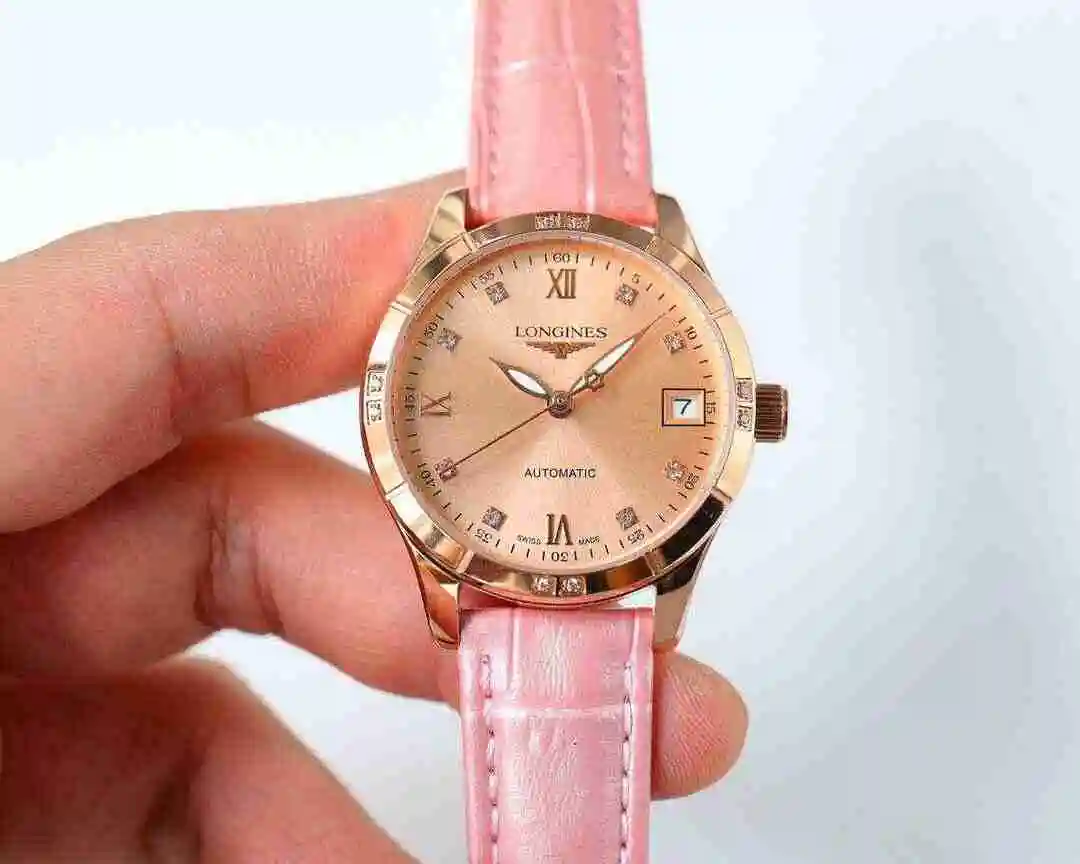 General Watches Longines watch for women with original fully automatic mechanical movement, top grade 316 precision steel case with mineral super strong mirror diameter 33mm kk07500 1 view 9