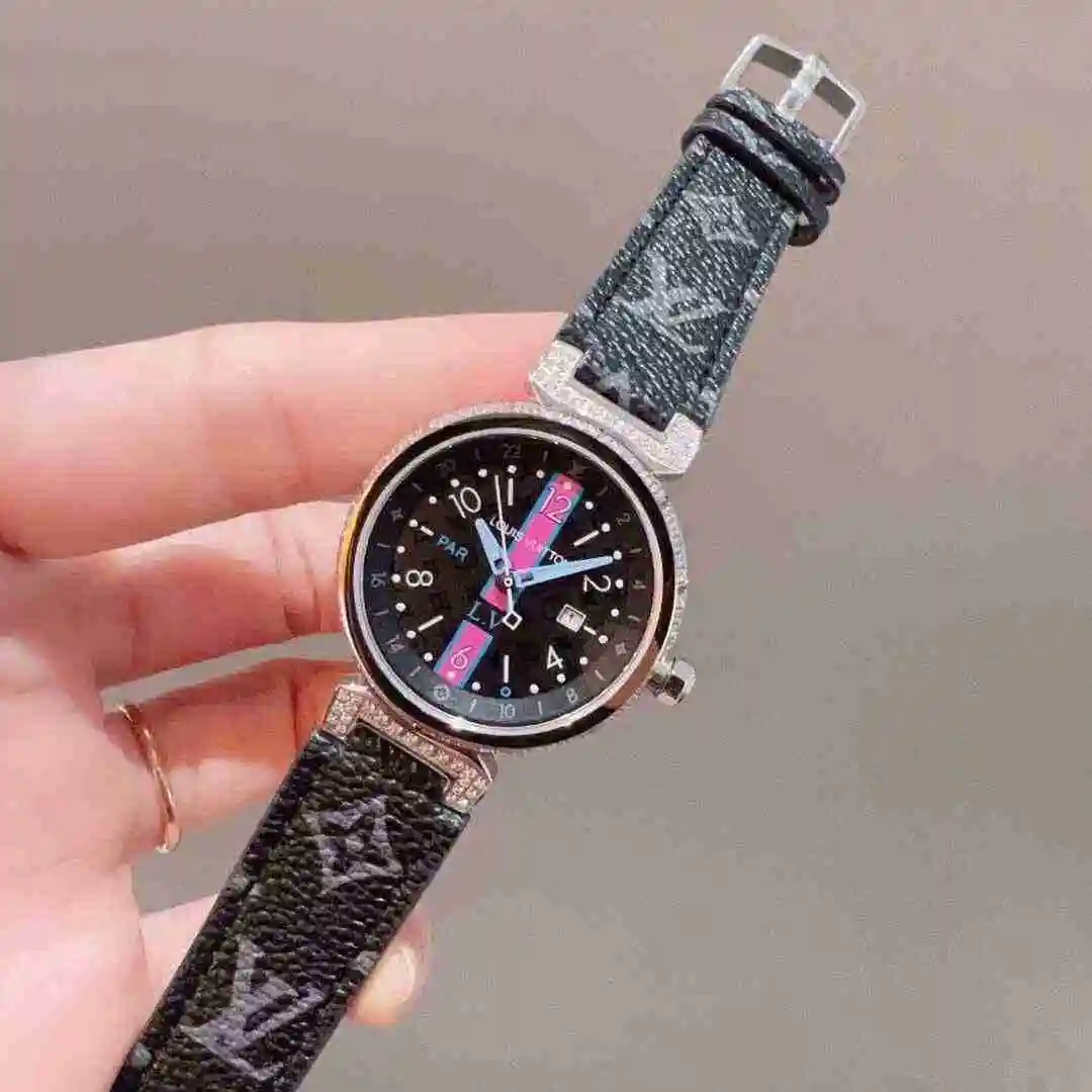 General Watches LV watch for women with original fully automatic mechanical movement, top grade 316 precision steel case with mineral super strong mirror diameter 33mm KK03450 view 2