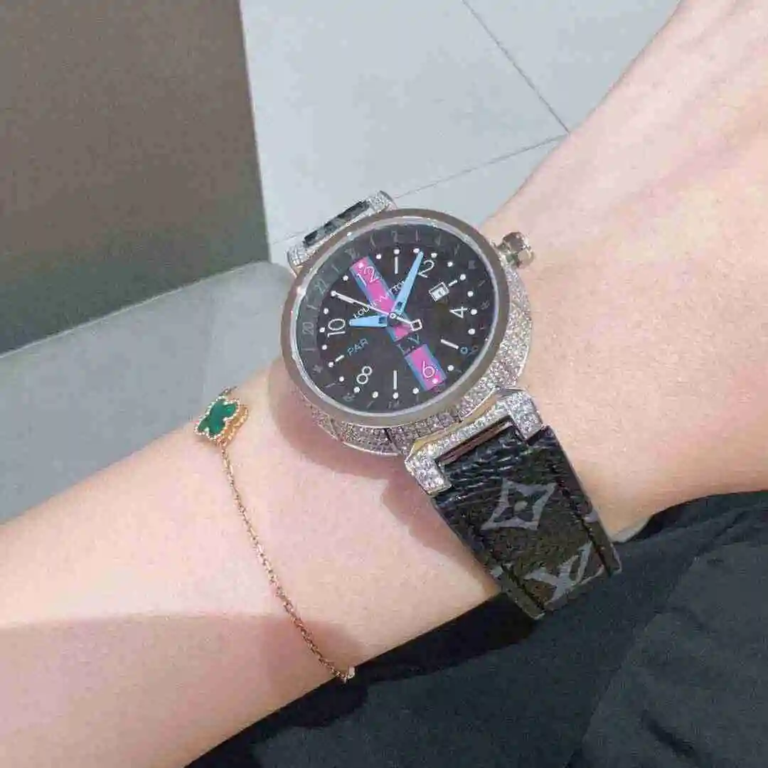General Watches LV watch for women with original fully automatic mechanical movement, top grade 316 precision steel case with mineral super strong mirror diameter 33mm KK03450 view 6