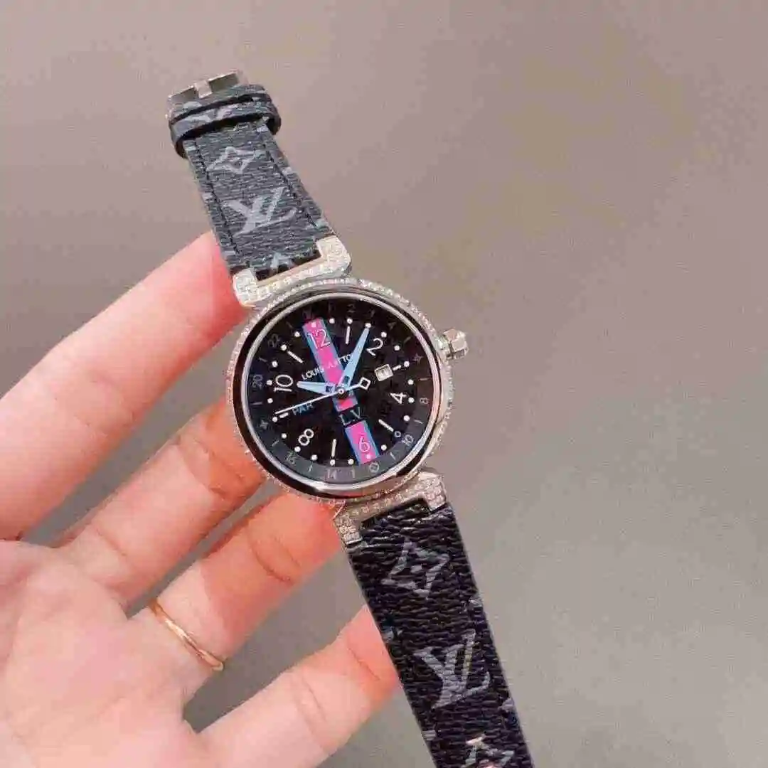 General Watches LV watch for women with original fully automatic mechanical movement, top grade 316 precision steel case with mineral super strong mirror diameter 33mm KK03450 view 8