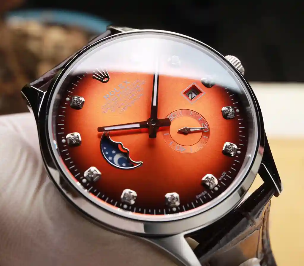 General Watches Rolex watch men's watch with original fully automatic mechanical movement top 316 stainless steel case strap mineral super mirror diameter 39mm KK06350 2 view 8
