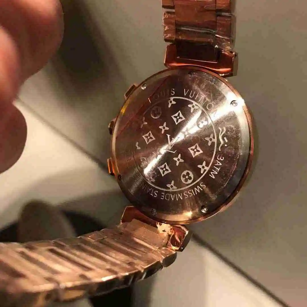 General Watches LV watch for men with original fully automatic mechanical movement, top grade 316 precision steel case with mineral super strong mirror diameter 42mm KK03450 view 2
