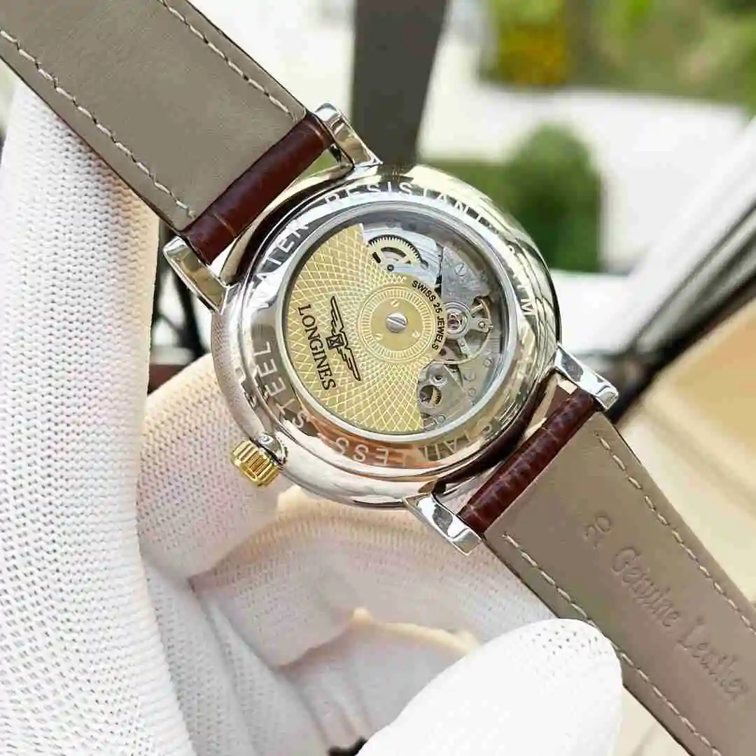 General Watches Longines Watch Men's Watch Paired with Original Fully Automatic Mechanical Movement Top Grade 316 Precision Steel Case with Mineral Super Strong Mirror Diameter 40mm KK04250 2 view 3