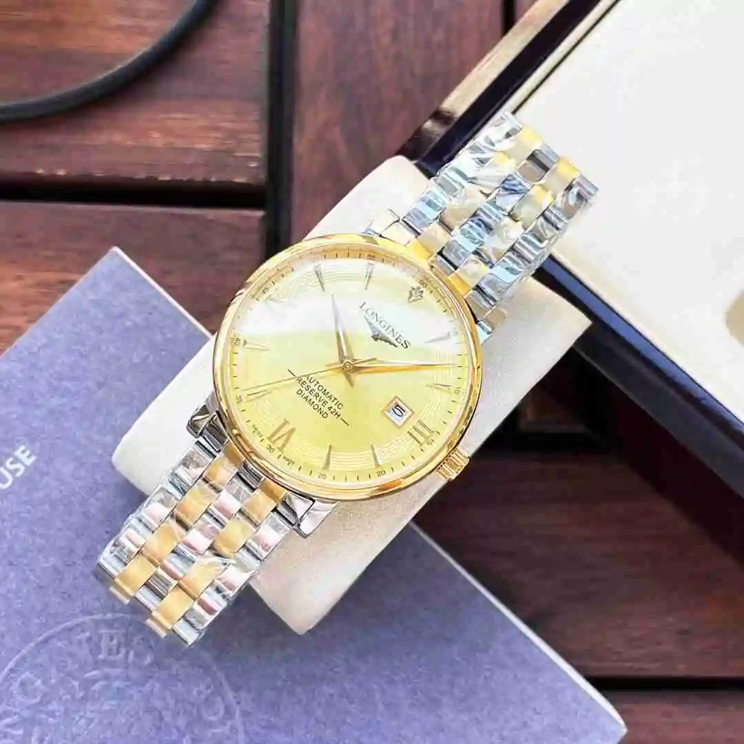 General Watches Longines Watch Men's Watch Paired with Original Fully Automatic Mechanical Movement Top Grade 316 Precision Steel Case with Mineral Super Strong Mirror Diameter 40mm KK04250 2 view 4