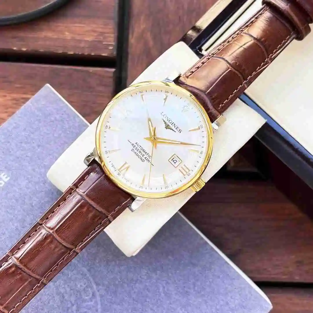 General Watches Longines Watch Men's Watch Paired with Original Fully Automatic Mechanical Movement Top Grade 316 Precision Steel Case with Mineral Super Strong Mirror Diameter 40mm KK04250 2 view 5