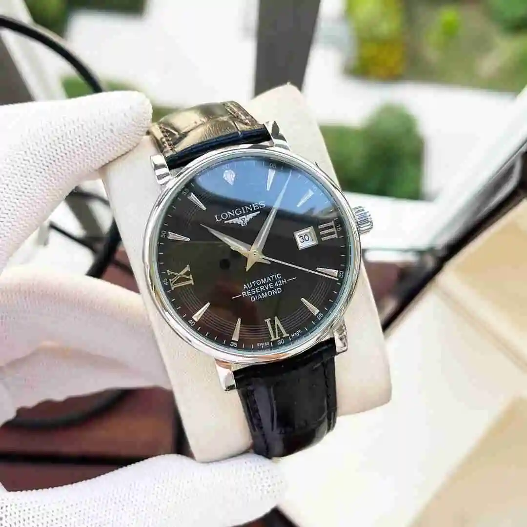 General Watches Longines Watch Men's Watch Paired with Original Fully Automatic Mechanical Movement Top Grade 316 Precision Steel Case with Mineral Super Strong Mirror Diameter 40mm KK04250 2 view 7