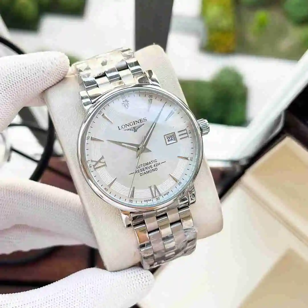 General Watches Longines Watch Men's Watch Paired with Original Fully Automatic Mechanical Movement Top Grade 316 Precision Steel Case with Mineral Super Strong Mirror Diameter 40mm KK04250 2 view 8
