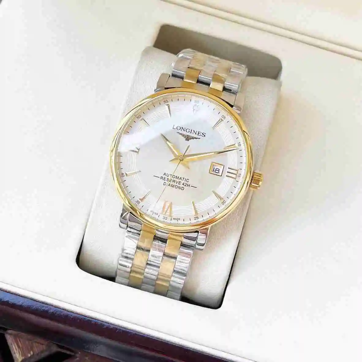 General Watches Longines Watch Men's Watch Paired with Original Fully Automatic Mechanical Movement Top Grade 316 Precision Steel Case with Mineral Super Strong Mirror Diameter 40mm KK04250 2 view 9