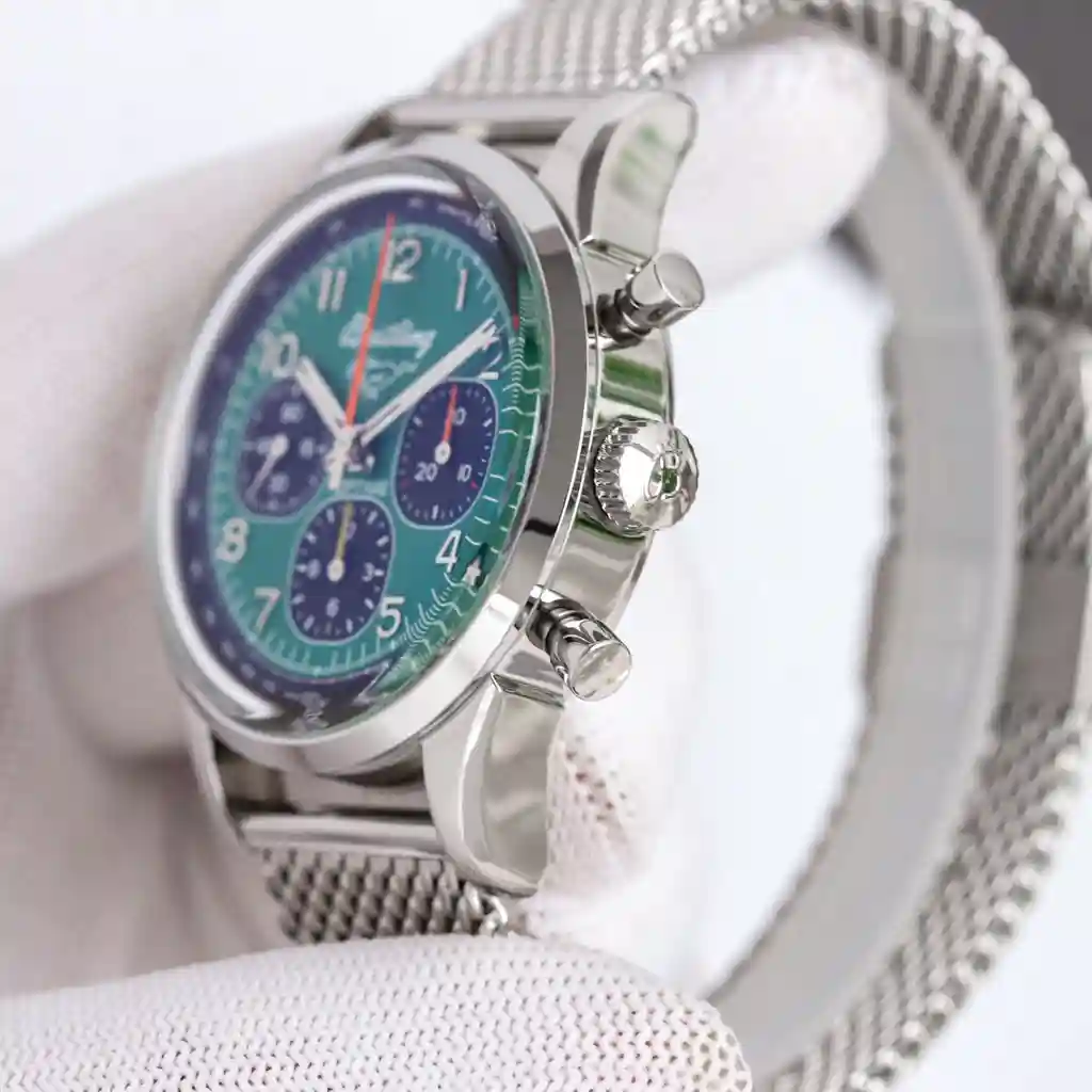 General Watches Breitling Bai@Nianling watch men's watch with original fully automatic mechanical movement top 316 stainless steel case strap mineral super mirror diameter 42mm KK013500 view 4