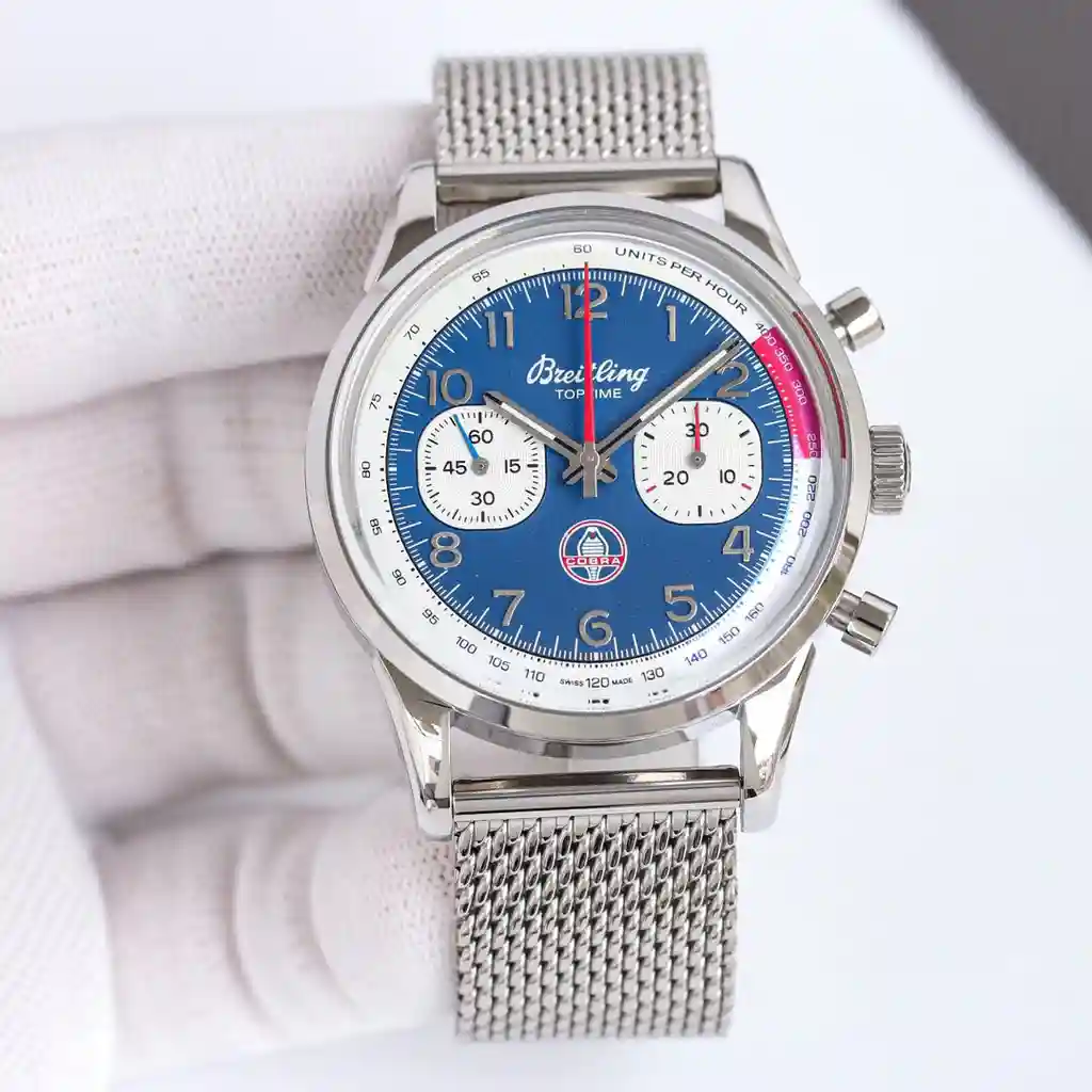 General Watches Breitling Bai@Nianling watch men's watch with original fully automatic mechanical movement top 316 stainless steel case strap mineral super mirror diameter 42mm KK013500 view 6