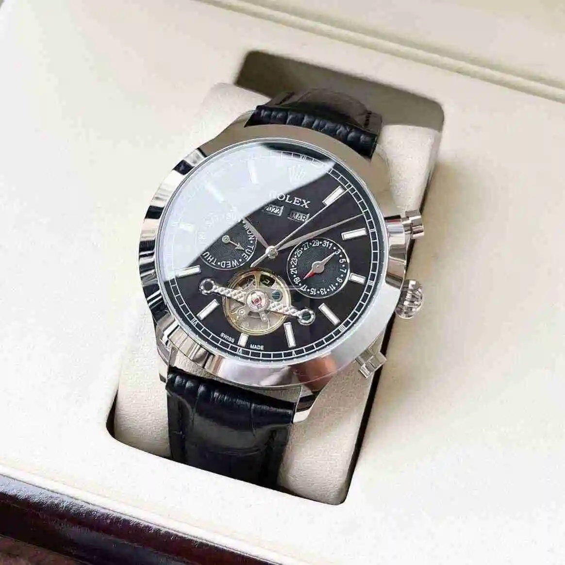 General Watches Rolex Watch Men's Watch Paired with Original Fully Automatic Mechanical Movement Top Grade 316 Precision Steel Case with Mineral Super Strong Mirror Diameter 42mm KK view 9