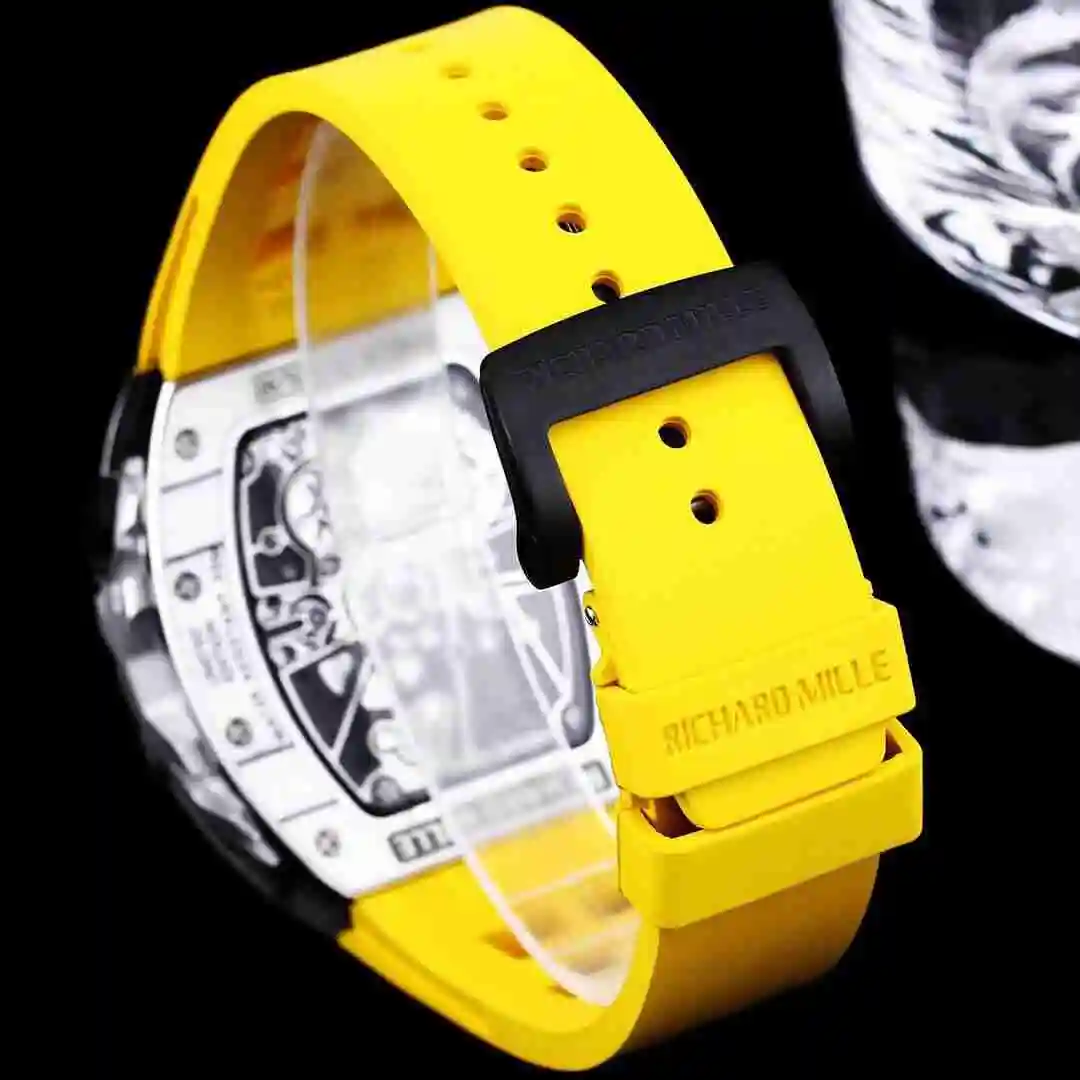 General Watches Richard Mille Richard Miller Watch Men's Watch Paired with Original Fully Automatic Mechanical Movement Top Grade 316 Precision Steel Case with Mineral Super Strong Mirror Surface KK view 2