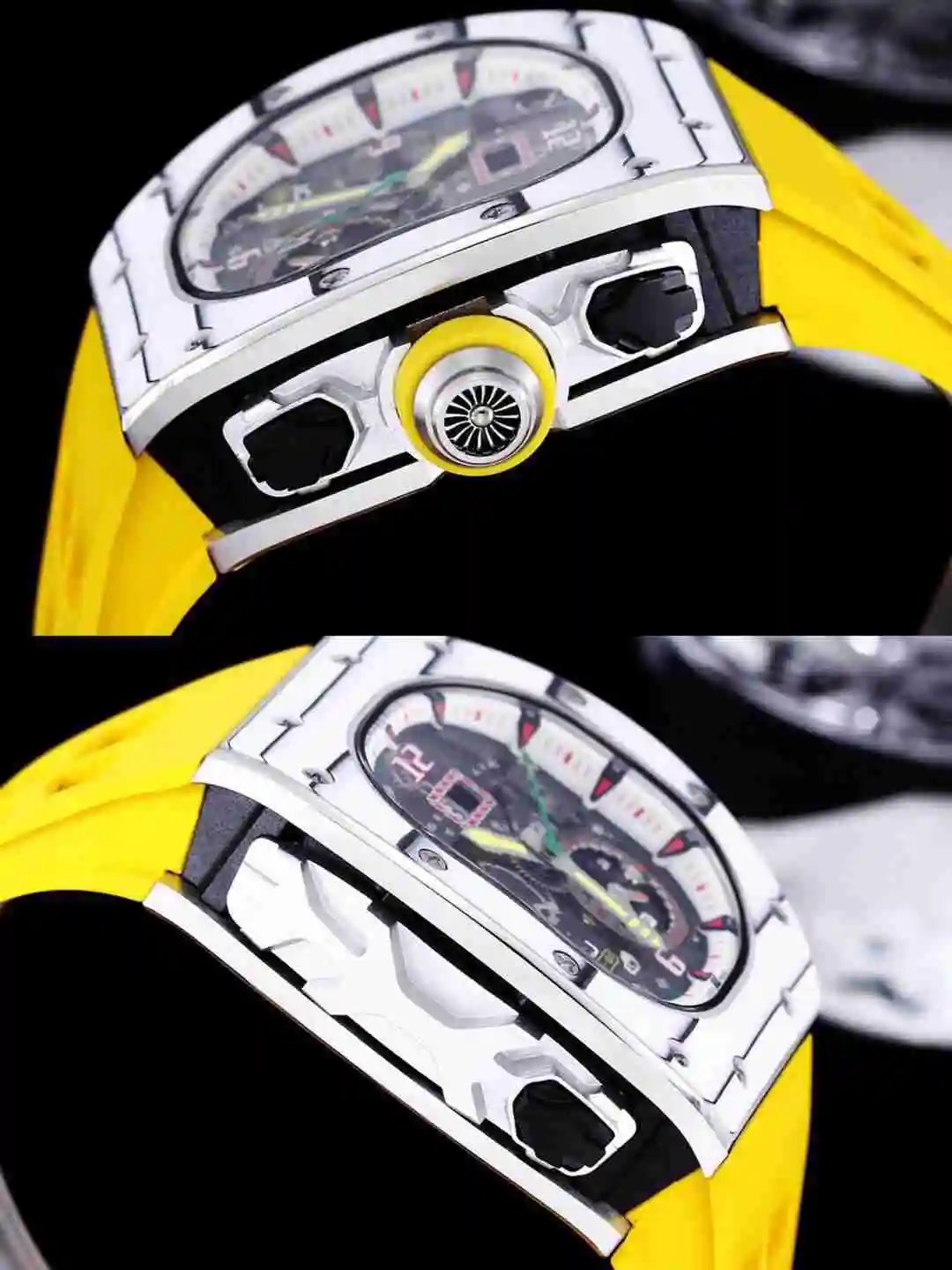General Watches Richard Mille Richard Miller Watch Men's Watch Paired with Original Fully Automatic Mechanical Movement Top Grade 316 Precision Steel Case with Mineral Super Strong Mirror Surface KK view 4